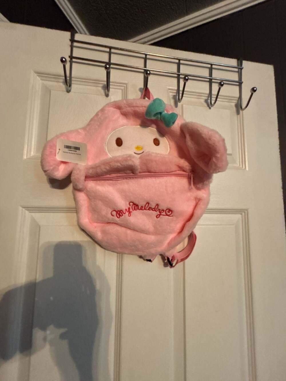 Sanrio My Melody Pink Plush Character Backpack